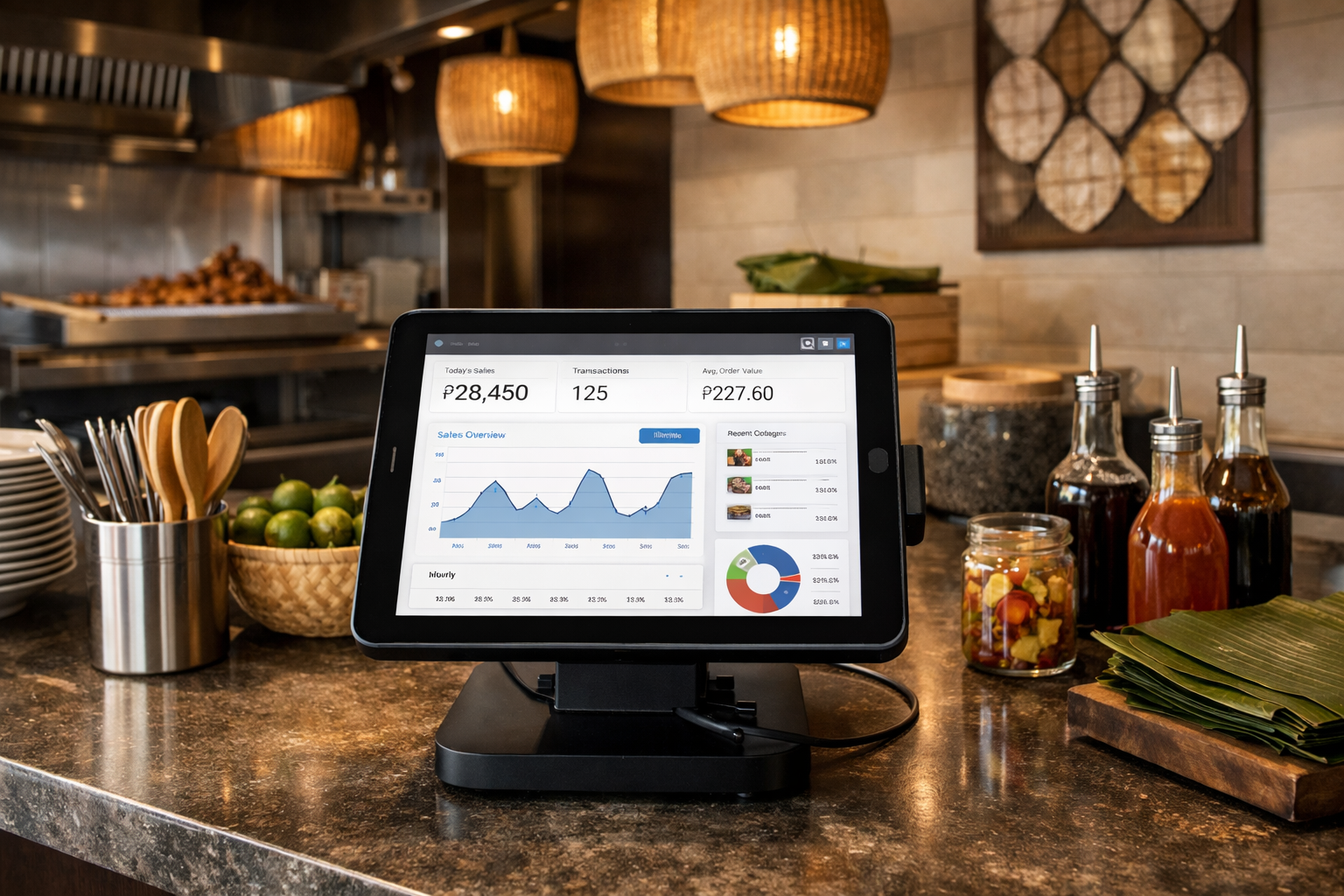VentaHub POS dashboard for restaurant and retail operations in Western Visayas
